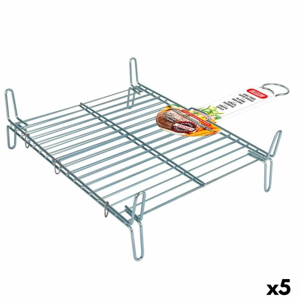 Grill Algon   Double Galvanised 35 x 40 cm (5 Units) Fashion