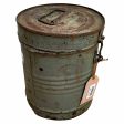 Decorative canister Alexandra House Living Grey Iron Traditional style 19 x 23 x 19 cm Supply