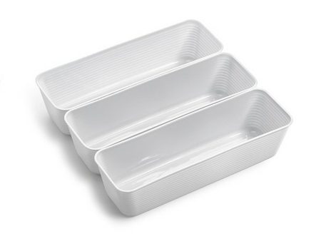 Basket set Dem Multi-use 25,8 x 8,2 x 6,5 cm (3 Units) Online Hot Sale