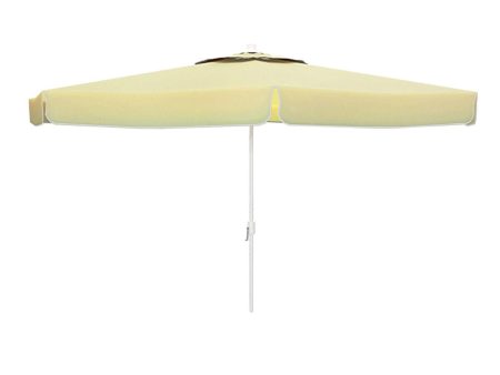 Sunshade Marbueno White Polyester Aluminium Ø 270 cm Discount