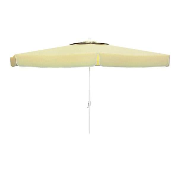 Sunshade Marbueno White Polyester Aluminium Ø 270 cm Discount