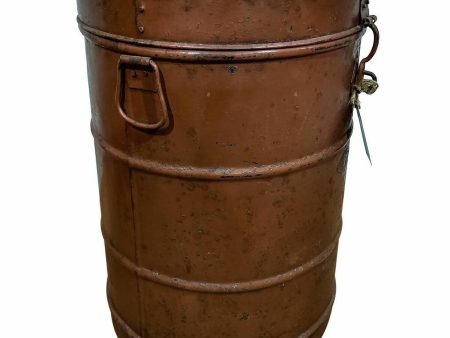 Decorative canister Alexandra House Living Brown Iron Traditional style 37 x 53 x 37 cm For Cheap