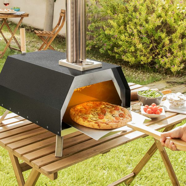 Pellet Pizza Oven with Accessories Pizzahven InnovaGoods Online Hot Sale