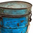 Decorative canister Alexandra House Living Blue Iron Traditional style 33 x 46 x 33 cm Sale