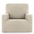 Armchair slipcovers Eysa THOR White 70 x 110 x 110 cm on Sale