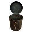 Decorative canister Alexandra House Living Brown Iron Traditional style 29 x 33 x 29 cm Fashion