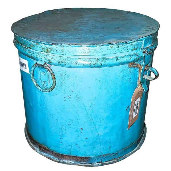 Decorative canister Alexandra House Living Blue Iron Traditional style 29 x 25 x 29 cm Online now