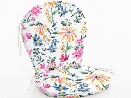 Chair cushion Belum 0120-407 Multicolour 48 x 5 x 90 cm Flowers Online