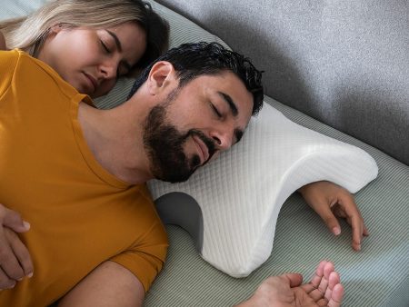 Viscoelastic Cervical Pillow for Couples Cozzy InnovaGoods For Sale