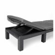 Sun-lounger Allibert by KETER Daytona De Luxe 187 x 58 x 29 cm Grey Supply