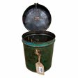 Decorative canister Alexandra House Living Green Iron Traditional style 18 x 22 x 18 cm Online Sale