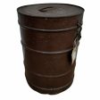 Decorative canister Alexandra House Living Brown Iron Traditional style 29 x 40 x 29 cm Sale