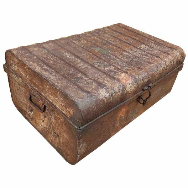 Decorative suitcase Alexandra House Living Brown Iron Traditional style 49 x 33 x 71 cm For Discount