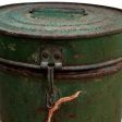 Decorative canister Alexandra House Living Green Iron Traditional style 23 x 30 x 23 cm on Sale