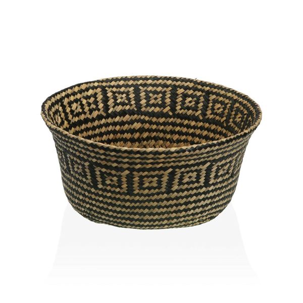 Decorative basket Versa Black Circular on Sale