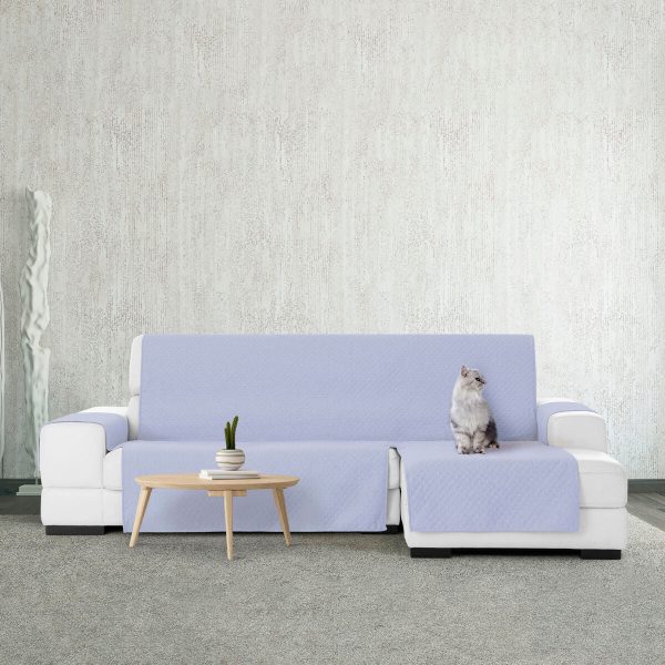 Right short arm chaise longue cover Eysa SILVER Blue 100 x 110 x 290 cm Online