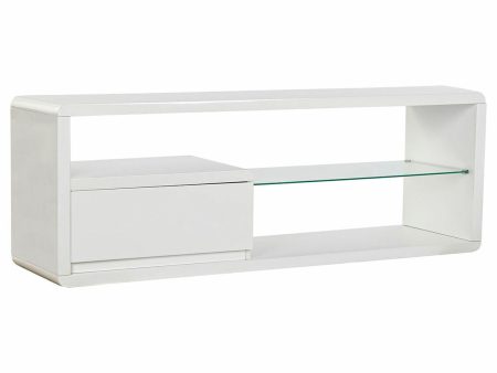 TV furniture DKD Home Decor White 140 x 40 x 50 cm For Cheap