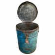 Decorative canister Alexandra House Living Blue Iron Traditional style 33 x 46 x 33 cm Sale