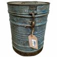 Decorative canister Alexandra House Living Grey Iron Traditional style 23 x 29 x 23 cm on Sale