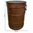 Decorative canister Alexandra House Living Brown Iron Traditional style 37 x 53 x 37 cm For Cheap