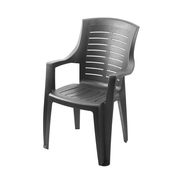 Garden chair Progarden Talia TAL050AN Anthracite (55 x 60 x 91 cm) For Sale