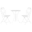 Table set with 2 chairs Home ESPRIT White 60 x 60 x 70 cm Supply