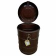 Decorative canister Alexandra House Living Brown Iron Traditional style 29 x 40 x 29 cm Sale