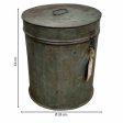 Decorative canister Alexandra House Living Brown Iron Traditional style 28 x 34 x 28 cm on Sale