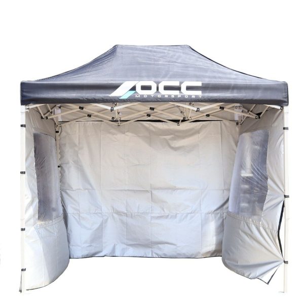 Tent Wall OCC Motorsport NA Racing Black Polyester 420D Oxford 3 x 2 m Window 2 Units (Refurbished A) Sale