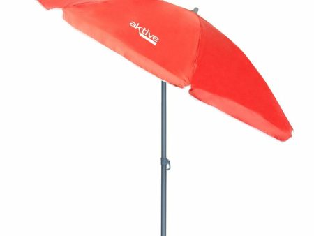 Sunshade Aktive UV50 Ø 180 cm Coral Polyester Aluminium 180 x 187 x 180 cm (12 Units) Online now