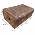 Decorative suitcase Alexandra House Living Brown Iron Traditional style 49 x 33 x 71 cm For Discount