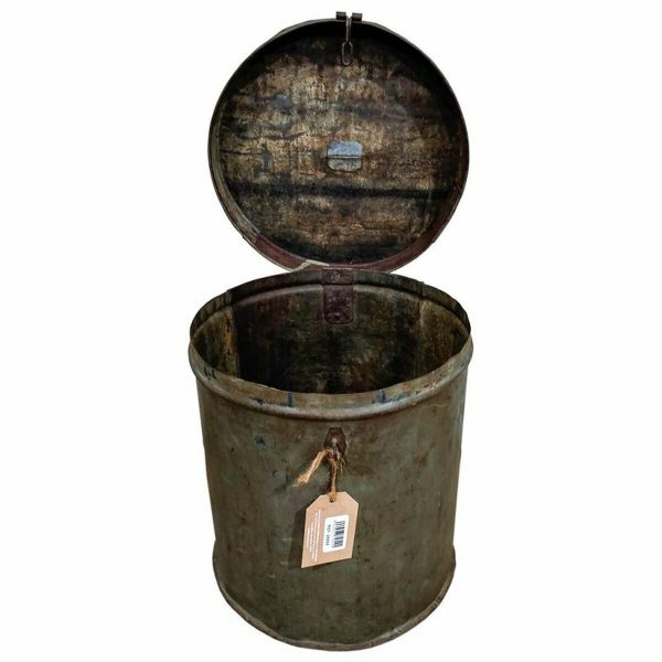 Decorative canister Alexandra House Living Brown Iron Traditional style 28 x 34 x 28 cm on Sale