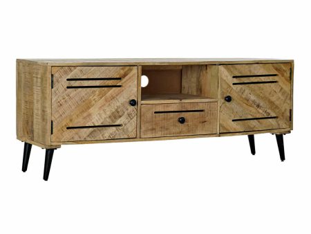 TV furniture DKD Home Decor Brown Metal Mango wood (150 x 59 x 40 cm) Sale