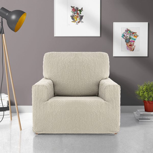 Armchair slipcovers Eysa THOR White 70 x 110 x 110 cm on Sale