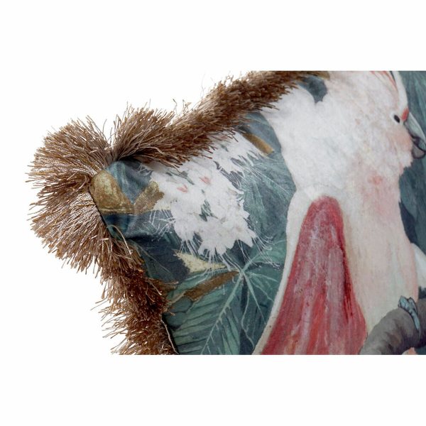 Cushion DKD Home Decor Squared Oriental Fringe 45 x 10 x 45 cm (2 Units) For Discount