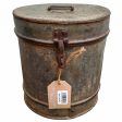 Decorative canister Alexandra House Living Grey Iron Traditional style 22 x 23 x 22 cm Hot on Sale