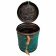 Decorative canister Alexandra House Living Blue Iron Traditional style 23 x 28 x 23 cm on Sale