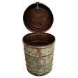 Decorative canister Alexandra House Living Cream Iron Traditional style 26 x 34 x 26 cm For Cheap