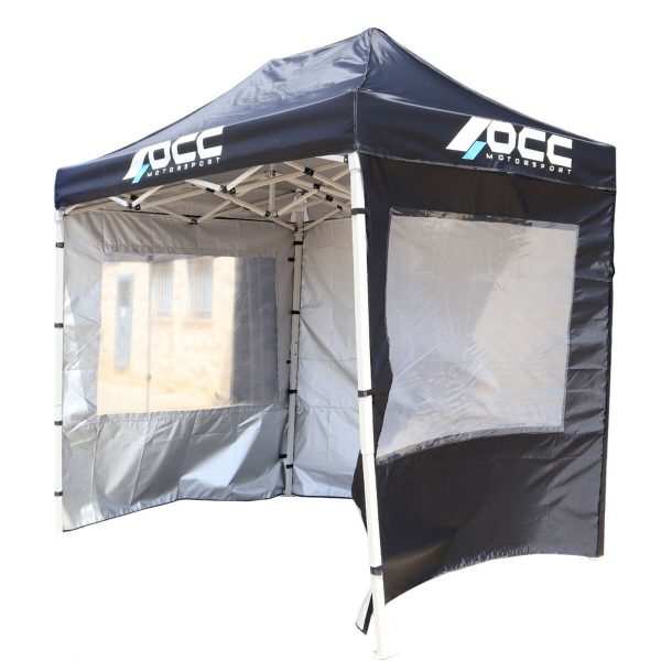 Tent Wall OCC Motorsport NA Racing Black Polyester 420D Oxford 3 x 2 m Window 2 Units (Refurbished A) Sale