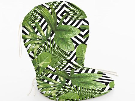 Chair cushion Belum 0318-81 Multicolour 48 x 5 x 90 cm Leaf of a plant Supply