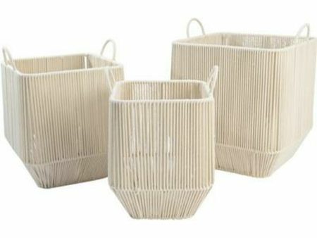 Basket set DKD Home Decor (Refurbished A) For Cheap