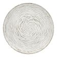 Side table Spirals 40 x 39 x 40 cm Wood Brown White For Discount