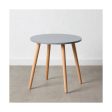 Side table 50 x 50 x 48 cm Natural Grey Wood DMF Online Hot Sale