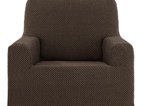 Armchair slipcovers Eysa THOR Brown 70 x 110 x 110 cm on Sale