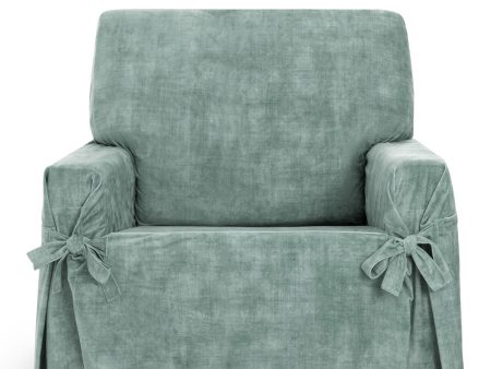 Armchair slipcovers Eysa TURIN Aquamarine 100 x 110 x 120 cm on Sale