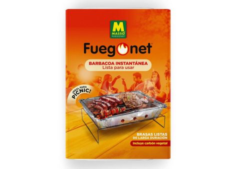 Disposable Barbecue Massó fuegonet el exterior Aluminium Discount