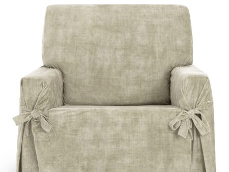 Armchair slipcovers Eysa TURIN White 100 x 110 x 120 cm Hot on Sale