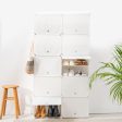 Portable Modular Shoe Cabinet InnovaGoods White Cheap