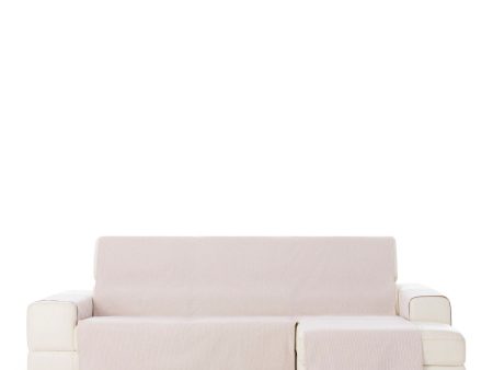 Right short arm chaise longue cover Eysa AQUA Light mauve 100 x 110 x 240 cm For Sale