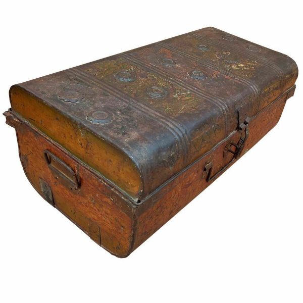 Decorative suitcase Alexandra House Living Brown Iron Traditional style 33 x 25 x 61 cm on Sale